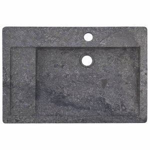 vidaXL Wash Basin Grey 58x39x10 cm Marble