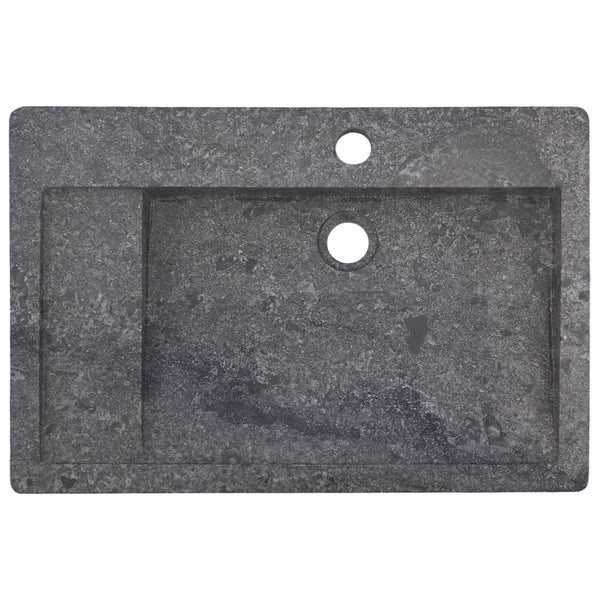 vidaXL Wash Basin Grey 58x39x10 cm Marble