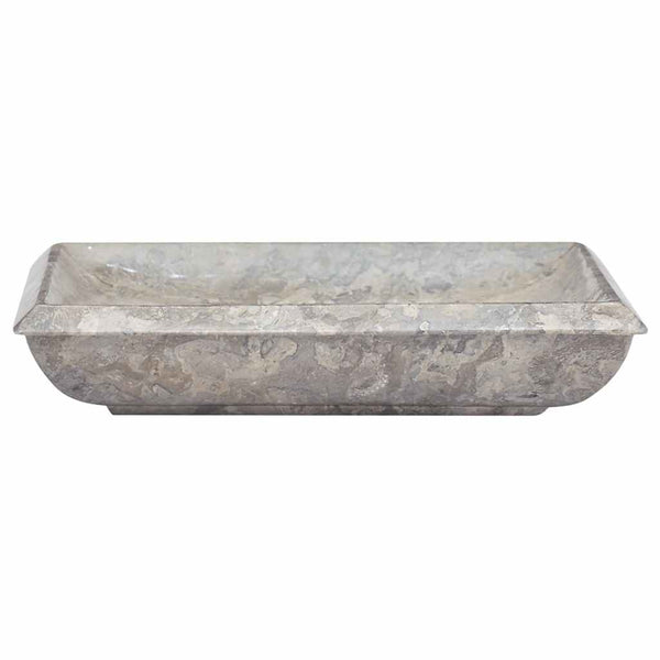 vidaXL Wash Basin Grey 50x35x10 cm Marble