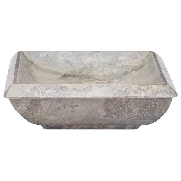 vidaXL Wash Basin Grey 50x35x10 cm Marble