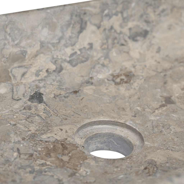 vidaXL Wash Basin Grey 50x35x10 cm Marble