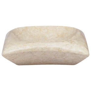 Waschbecken Creme 50x35x10 cm Marmor
