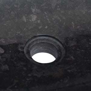 Waschbecken Schwarz 50x35x10 cm Marmor