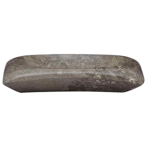 Waschbecken Grau 50x35x10 cm Marmor