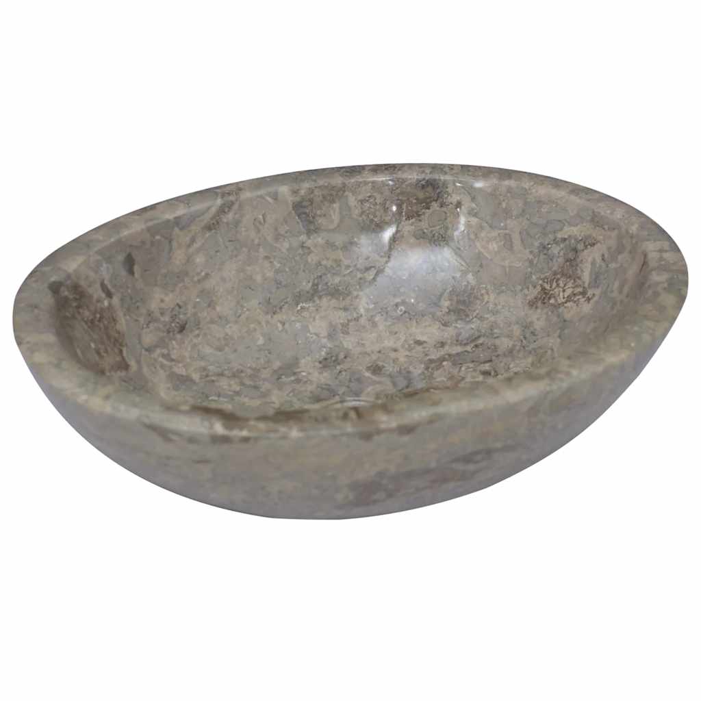vidaXL Wash Basin Grey 53x40x15 cm Marble