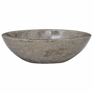 vidaXL Wash Basin Grey 53x40x15 cm Marble