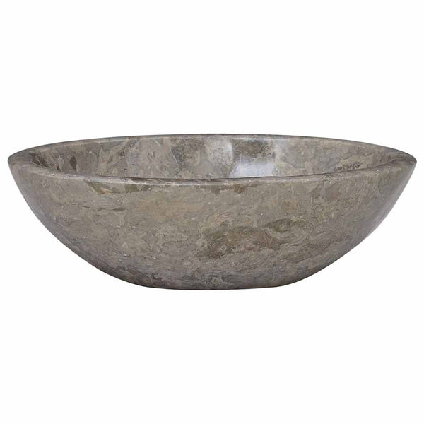 vidaXL Wash Basin Grey 53x40x15 cm Marble