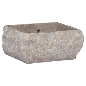 vidaXL Sink Gray 30x30x13 cm Marble