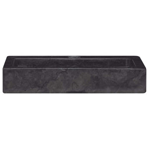 Wandwaschbecken Schwarz 38x24x6,5 cm Marmor