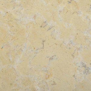 Tischplatte Creme Ø40x2,5 cm Marmor