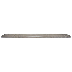 vidaXL Plateau de table Gris Ø40x2,5 cm Marbre
