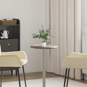 vidaXL Plateau de table Gris Ø40x2,5 cm Marbre