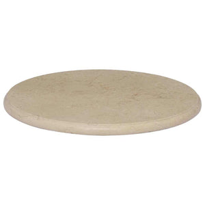 Tischplatte Creme Ø50x2,5 cm Marmor