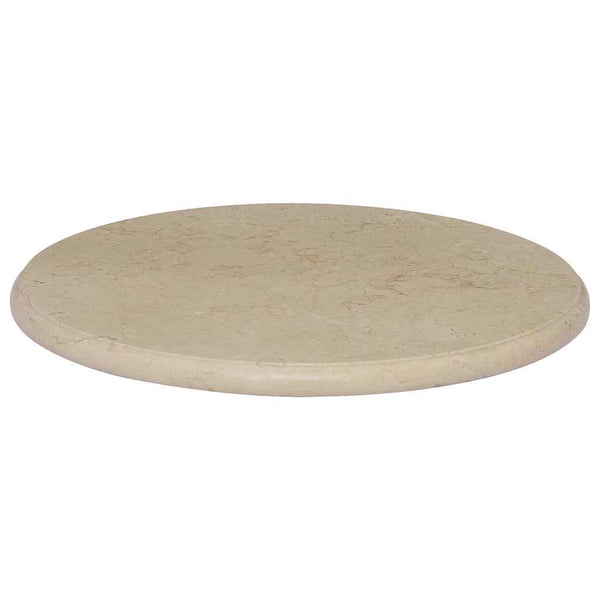 Tischplatte Creme Ø50x2,5 cm Marmor