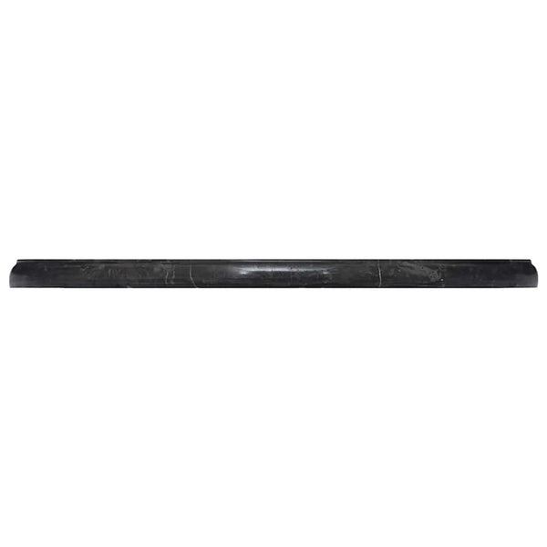 Tischplatte Schwarz Ø50x2,5 cm Marmor