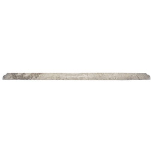 Tischplatte Grau Ø50x2,5 cm Marmor