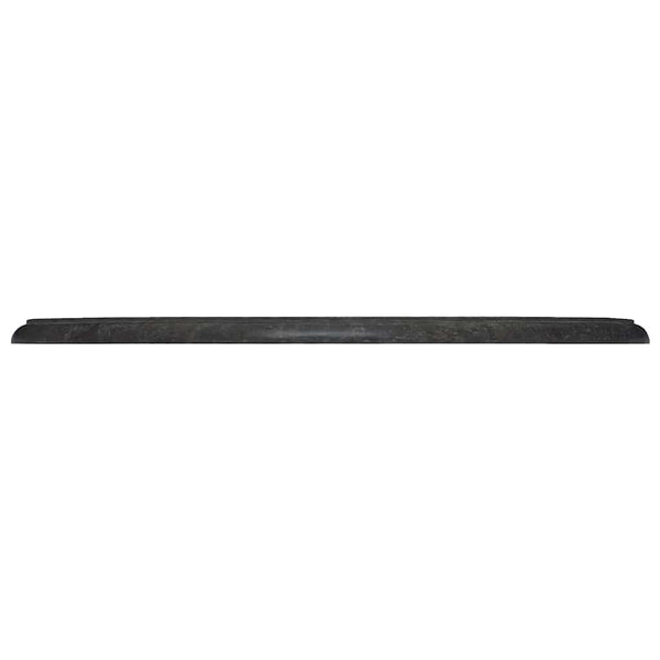 Tischplatte Schwarz Ø60x2,5 cm Marmor