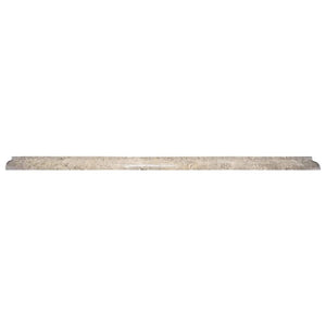 Tischplatte Grau Ø60x2,5 cm Marmor