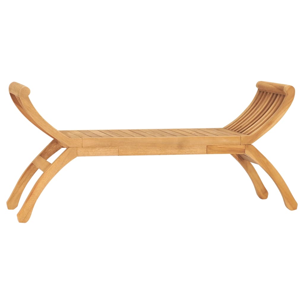vidaXL Banc de jardin 126 cm en bois de teck massif