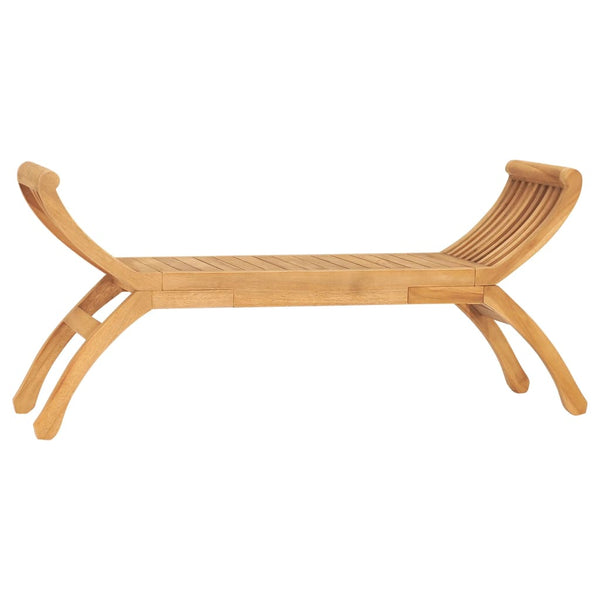 vidaXL Banc de jardin 126 cm en bois de teck massif