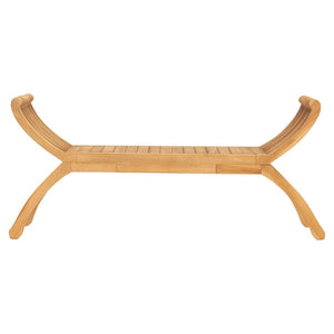 vidaXL Banc de jardin 126 cm en bois de teck massif