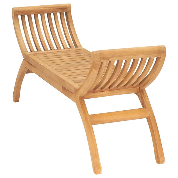 vidaXL Banc de jardin 126 cm en bois de teck massif