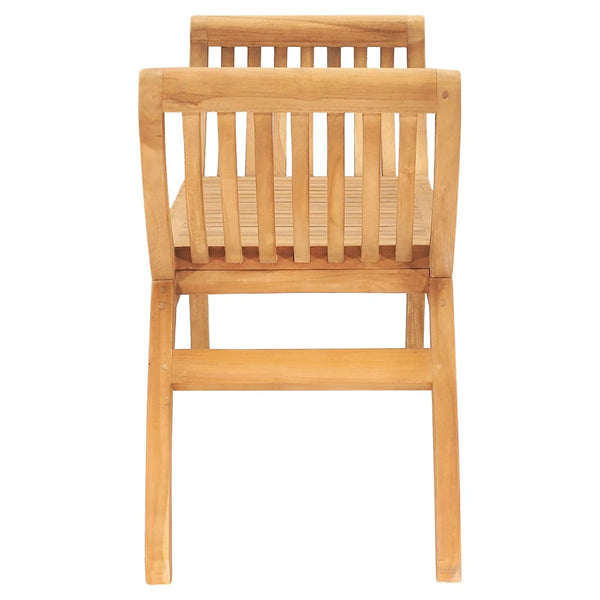 vidaXL Banc de jardin 126 cm en bois de teck massif