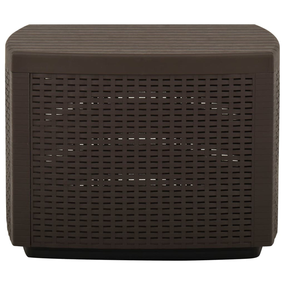 Gartentisch Mokka 53x53x40 cm Kunststoff