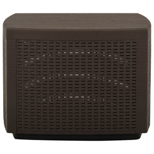 Gartentisch Mokka 53x53x40 cm Kunststoff