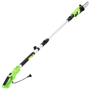 vidaXL Tronçonneuse à perche/taille-haie télescopique 2-en-1 25/41 cm 710/550W