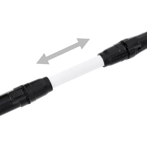 vidaXL Tronçonneuse à perche/taille-haie télescopique 2-en-1 25/41 cm 710/550W