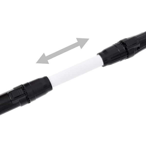 vidaXL Tronçonneuse à perche/taille-haie télescopique 2-en-1 25/41 cm 710/550W