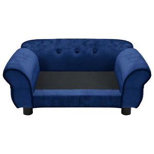 Hundesofa Blau 72x45x30 cm Plüsch