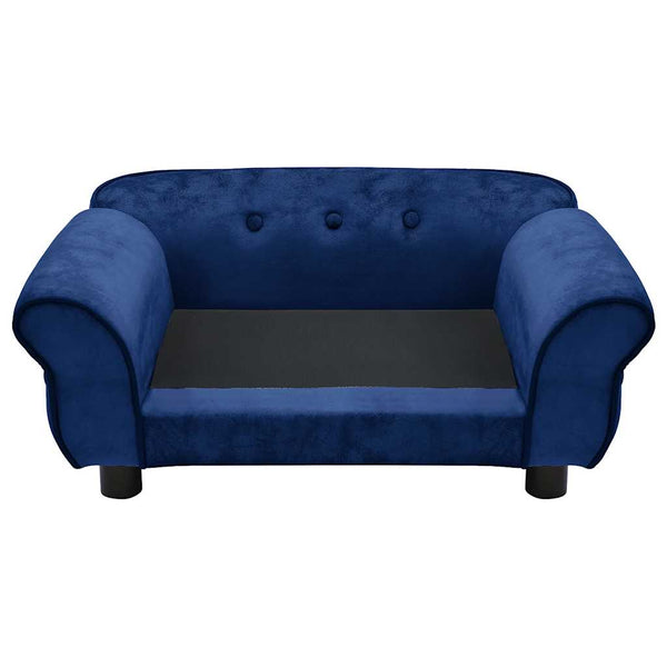 Hundesofa Blau 72x45x30 cm Plüsch