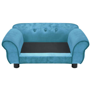 Hundesofa Türkis 72x45x30 cm Plüsch