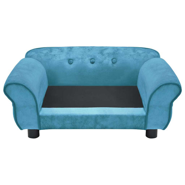 Hundesofa Türkis 72x45x30 cm Plüsch