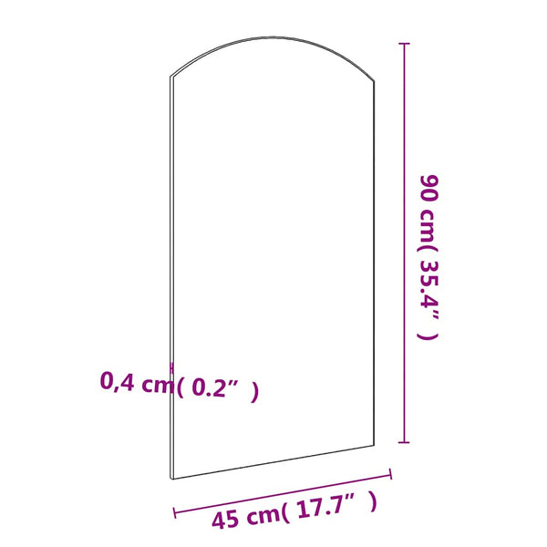 Spiegel 90x45 cm Wandspiegel Glas