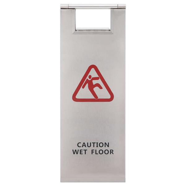 Warnschild Klappbar Achtung Rutschgefahr Edelstahl