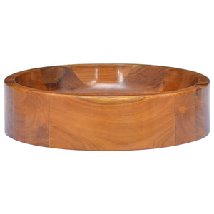 Teak Waschbecken Massivholz Ø40cm