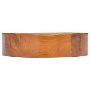Teak Waschbecken Massivholz Ø40cm