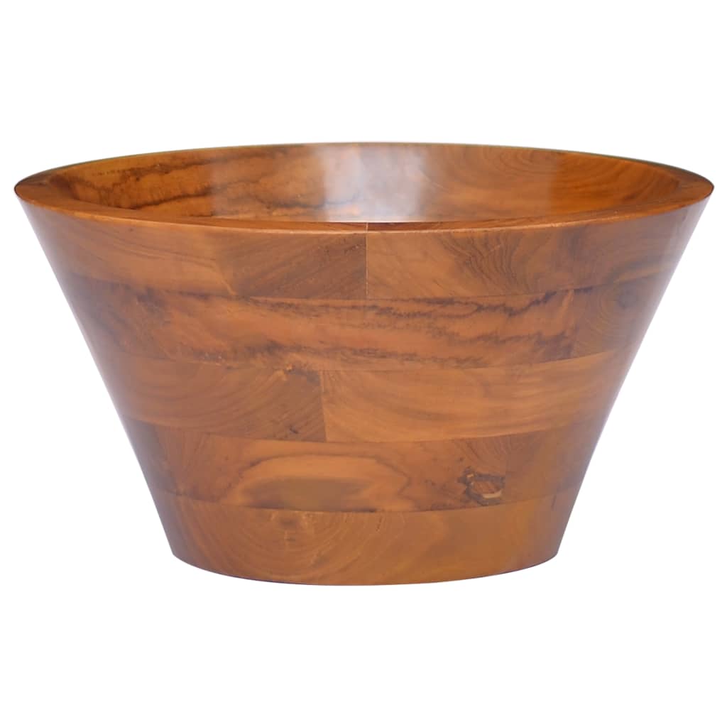 Teak Waschbecken Massivholz Ø40cm