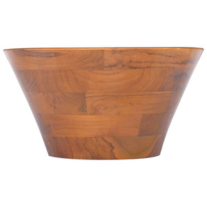 Teak Waschbecken Massivholz Ø40cm