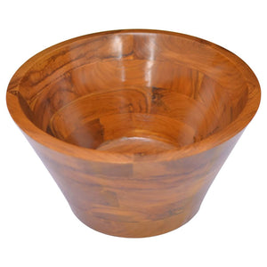 Teak Waschbecken Massivholz Ø40cm