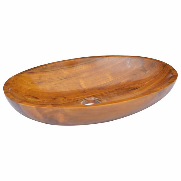 Teak Waschbecken Massivholz 60x40 cm