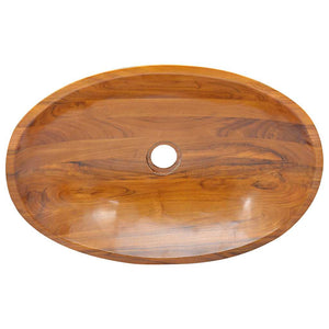 Teak Waschbecken Massivholz 60x40 cm