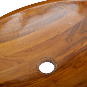 Teak Waschbecken Massivholz 60x40 cm