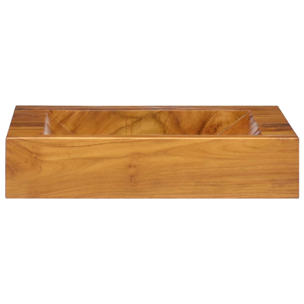 Teak Waschbecken Massivholz 50x35 cm