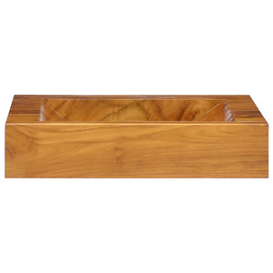 Teak Waschbecken Massivholz 50x35 cm