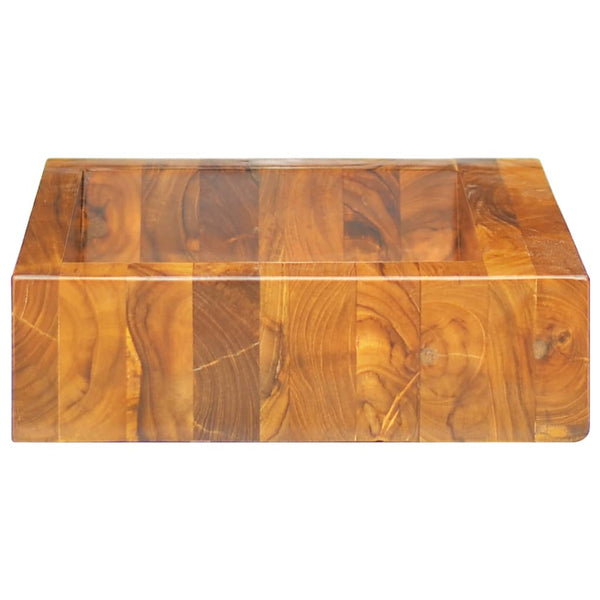 Teak Waschbecken Massivholz 50x35 cm