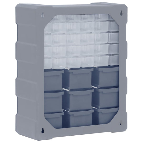 Multi-Schubladen-Organizer mit 39 Schubladen 38x16x47 cm